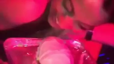 Desi Aunties in strip party sucking Dick Shape cake