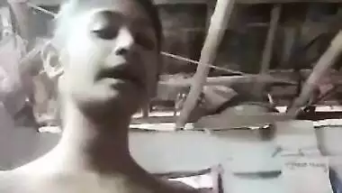 XXX video of Desi slut who takes clothes off item by item on camera