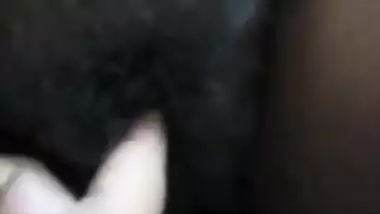 XXX operator fingers a hairy sex cunt of fat Indian in amateur sex video