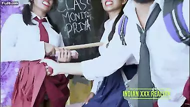 Indian best Class monitor Priya fuck Hrithik cum in Priya’s mouth, With Clear Hindi voice