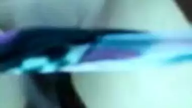 MILF lies on her back and exposes Indian sex parts masturbating XXX twat