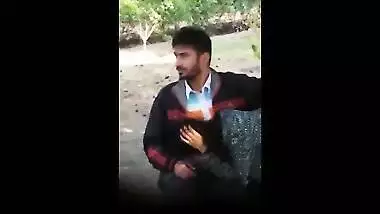 Desi sex video of a horny young couple enjoying outdoor sex