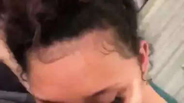 Young Cutie Sucking and Slurping on a Big Black Cock