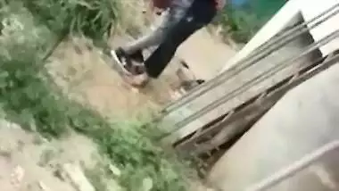 Voyeur films boy paying Desi whore for some fun with no XXX fucking