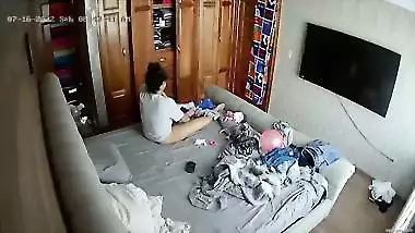 Horny Husband And Wife Hard Sex Record By CCTV