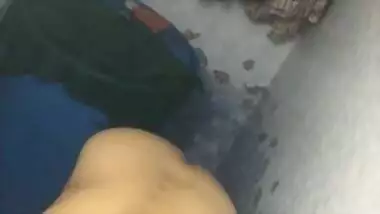 Aunty applying Itch guard in bathroom captured secretly