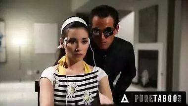 PURE TABOO Law Enforcer Audits Housewife's Sexual Thirst In Dystopian Future