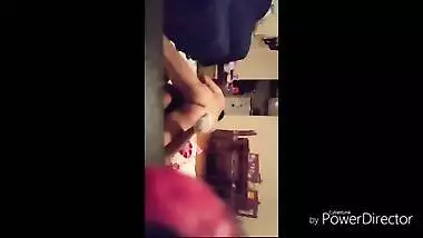 Telugu sex video of a hot office girl fucking her lover in his apartment