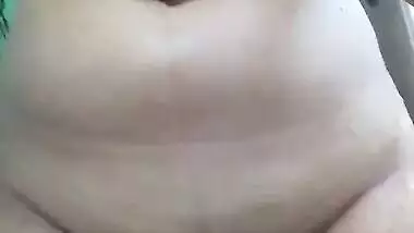 Super cute hot college girl full nude selfie for her lover in bathroom