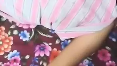 Today Exclusive -desi Wife Boobs And Pussy Video Record By Hubby Part 1