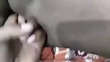 Desi XXX wife has hairy slit done by husband's penis and fingers MMS