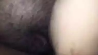 Excited Desi woman touches jugs and XXX muff while waiting for BF