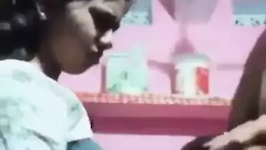 Real lesbian sisters crush on boob sucking