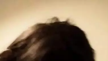 Desi cute teen girl sucking lover cock