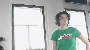 chinese Paki lady Nadia Nyce is surprised by humongous Western dick Size 