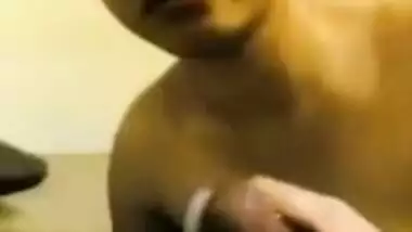 Indian Wife Sucks Small Black Cock SBC