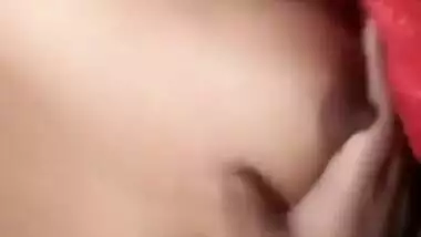 Bhabi Pressing Own Boobs