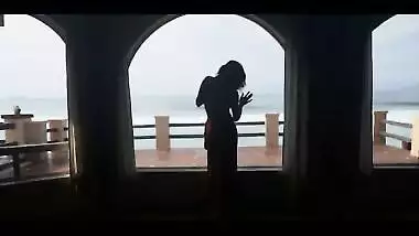 Horny girl in red bra and saree part 2 sexy make u cum