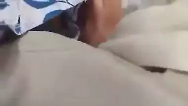 Pakistani porn of a hijabi girl sucking a dick in a bus