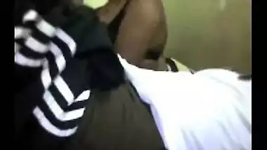 Tamil aunty feeds breasts & gives blowjob on cam