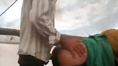 Desi labor XXX wife gets fucked by a civil engineer outdoors MMS