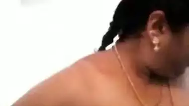 Cheerful Desi woman goes to take a shower after watching a porn movie