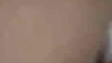 Cute smiling face girl naked on video call to lover