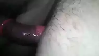 XXX sized penis nails Desi girl's pussy close-up in first-person MMS