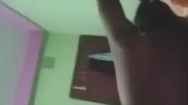 Panties are off so lovely Desi is defenseless in front of XXX lover MMS