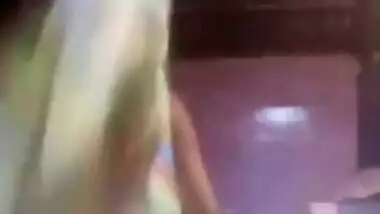 Desi Cute Girl Self Record Her Boobs Show for Her BF