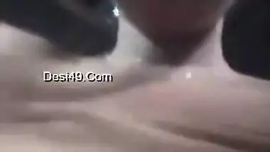 Today Exclusive- Desi Village Girl Showing Her Boobs And Pussy To Lover Part 2