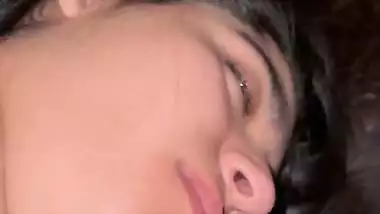 Sleeping girlfriend boob press by horny boyfriend