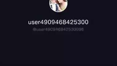 Desi girl in transparent sari dances and sings in short TikTok video