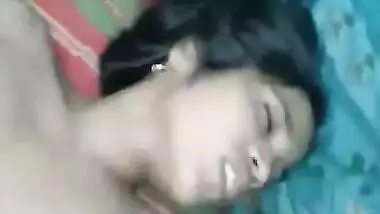 Sexy shaved pussy fucking MMS sex video