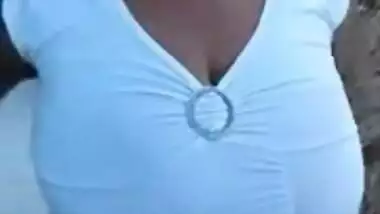 indian caught porn! Ultimate south Desi big boobs XXX aunty show village