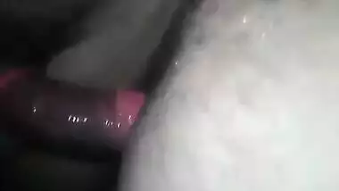 XXX sized penis nails Desi girl's pussy close-up in first-person MMS