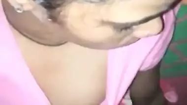 Man comes up to a sleeping Desi babe and XXX touches her nipples