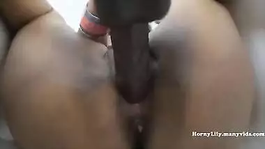 Desi Aunty Riding Fatty Vibrator