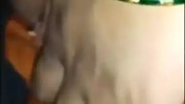 Sucking wife’s Black nipples hard