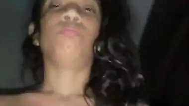 Indian wife Sarkari Farhan sucking dick of husband