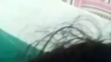 Wife takes to Desi husband via video link and shows him only her XXX face