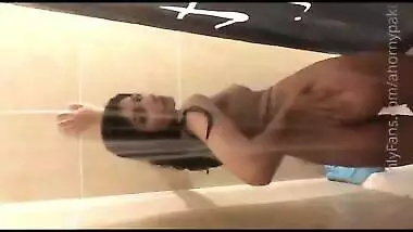 Sexy Indian babe, nude shower and fingering