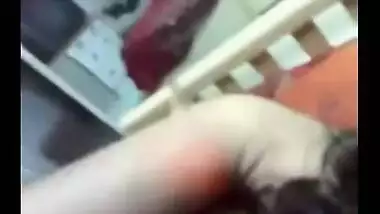 North Indian babe washes her husband’s dick before blowjob