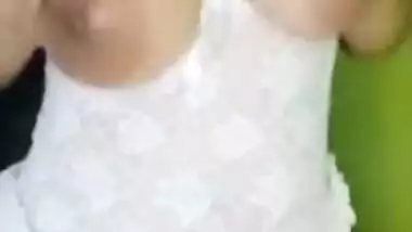 Naughty big booby bitch to turn your sex mood on