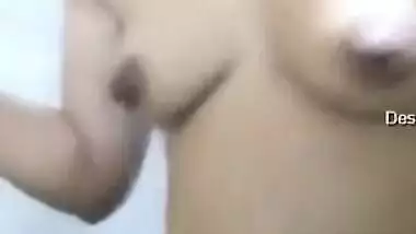 Nude Desi fatty enjoys taking a shower and makes XXX video for BF
