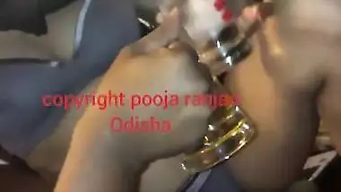 drinking beer with pooja