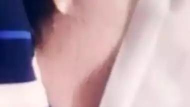 Naughty Indian minx flashes her juicy XXX tits and sexy Desi bush