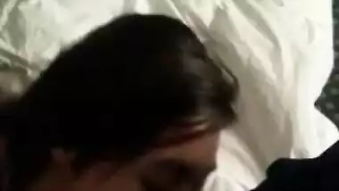 19 year old gf sucks my dick while she was on the phone