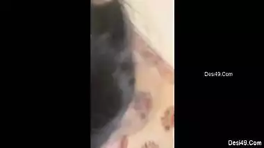 It's not easy but Desi guy holds camera playing sex games with XXX GF