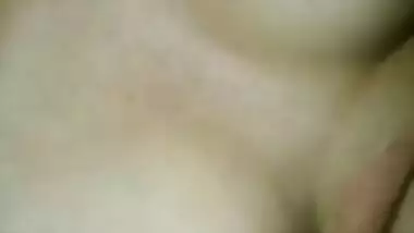 Horny Girl Playing with her boobs
